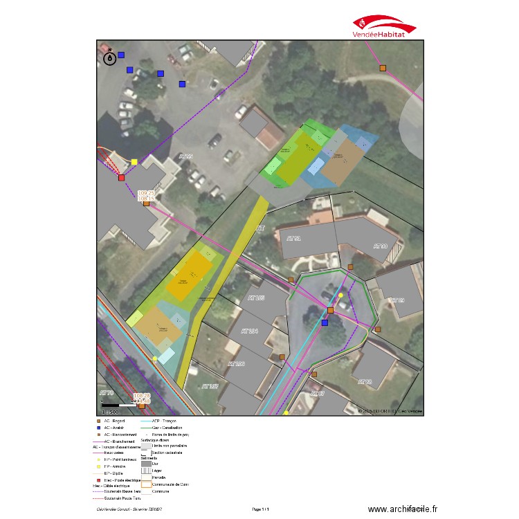 Les HERBIERS - Site 1 demoiselle nv logts. Plan de 0 pièce et 0 m2
