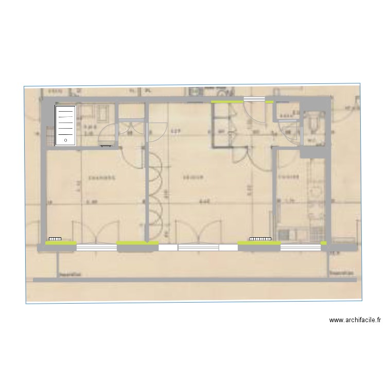 Marguettes. Plan de 0 pièce et 0 m2
