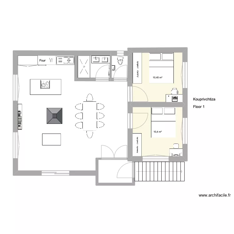 Kouprivtitza 2. Plan de 