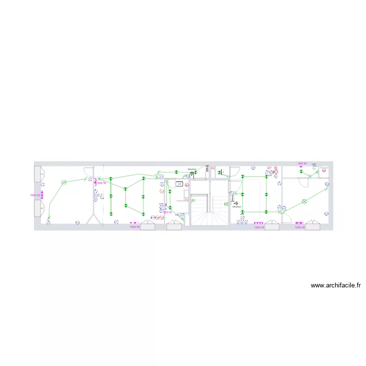 Elec R+1 Tarbes. Plan de 