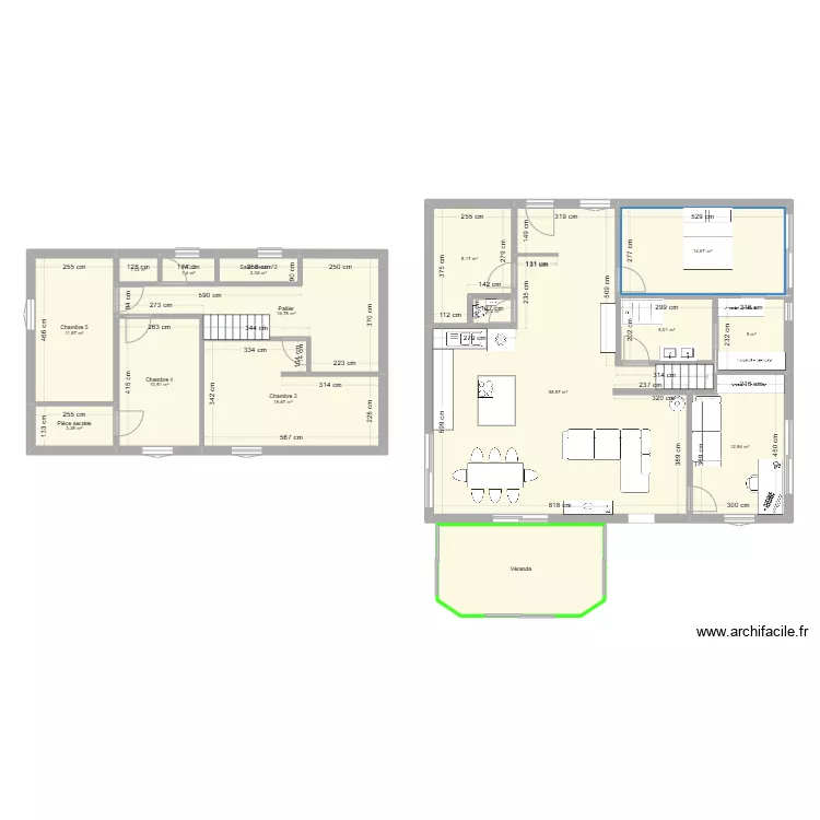 Notre maison - Bouchemaine Bapt r&eacute;nov. Plan de 