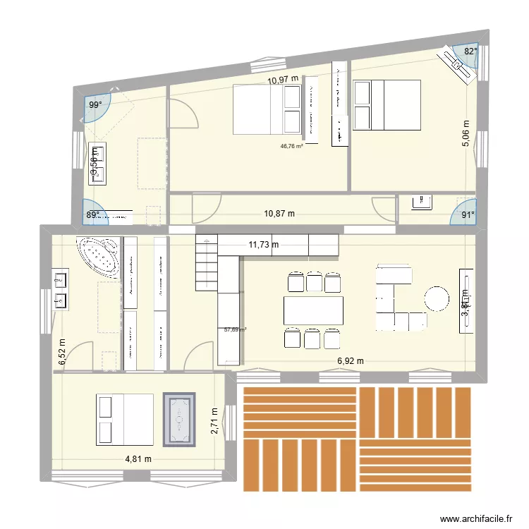 cap d\'antibes 3. Plan de 