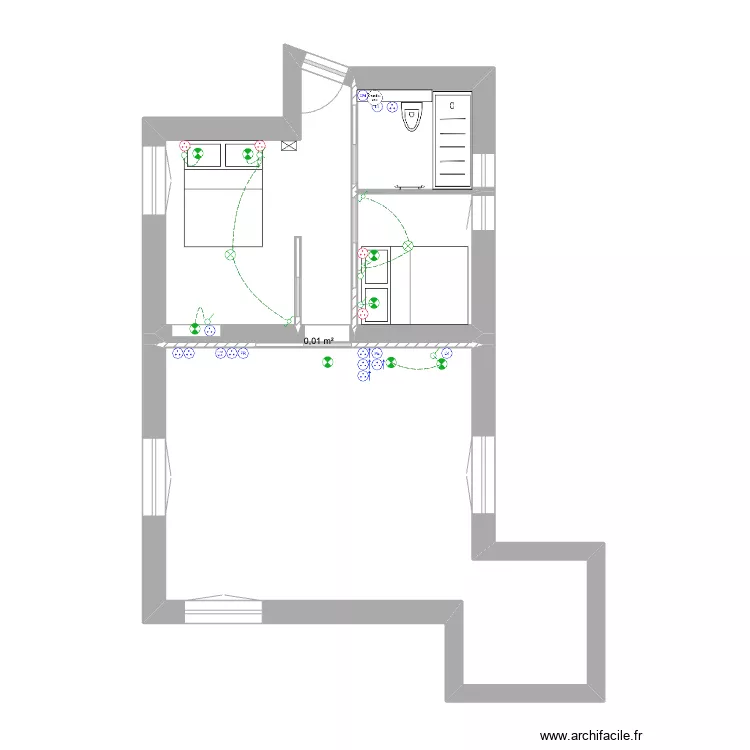 SCI C&eacute;zembre. Plan de 