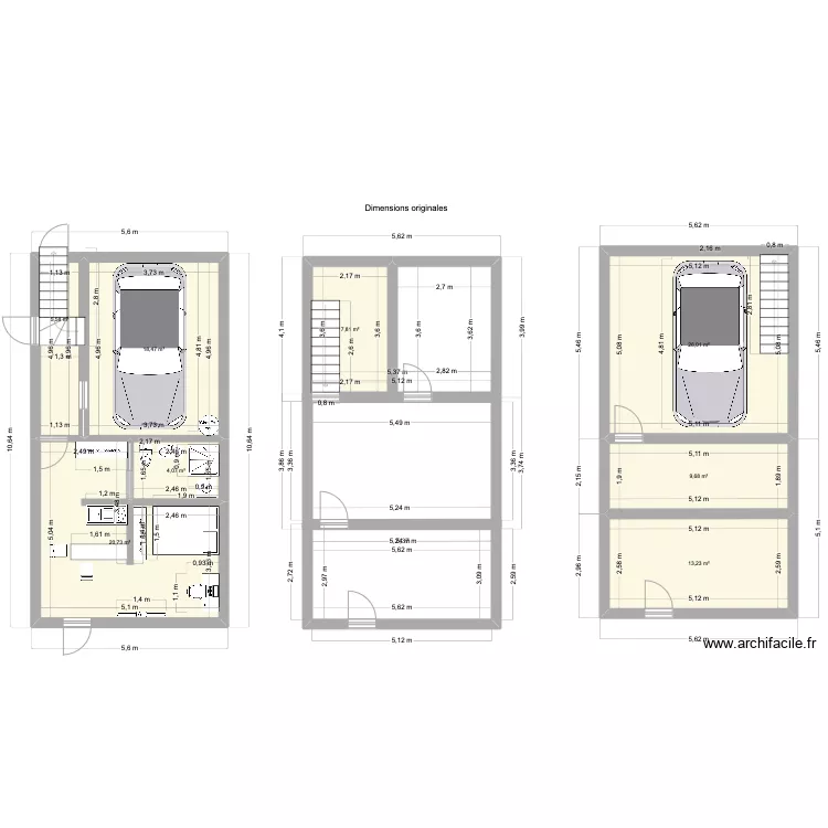 Plan studio + garage sans1. Plan de 