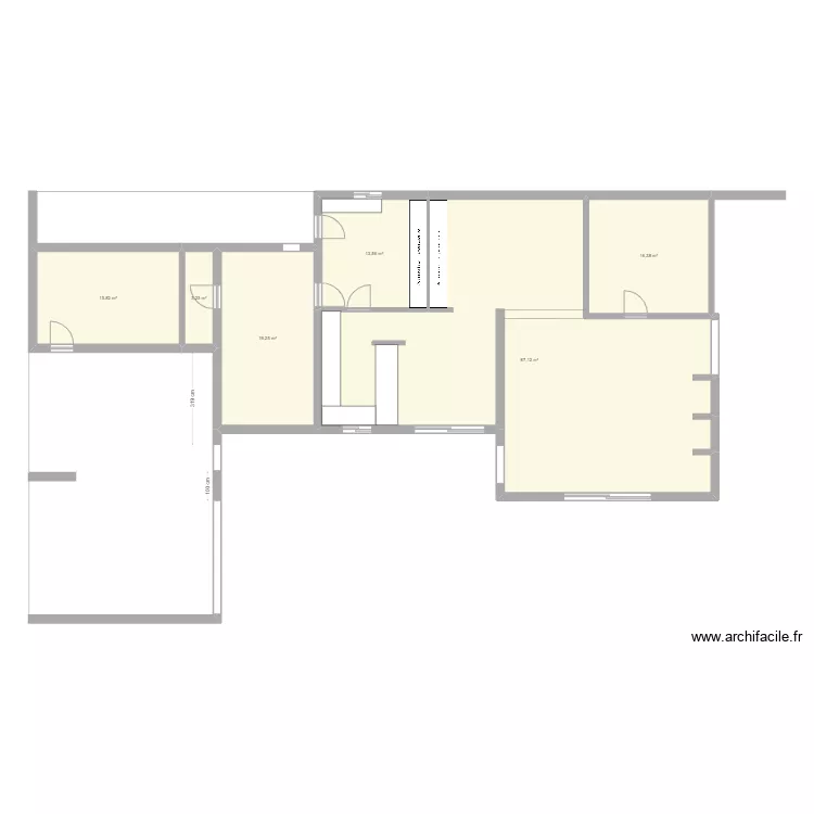 QUINTALS EDL. Plan de 