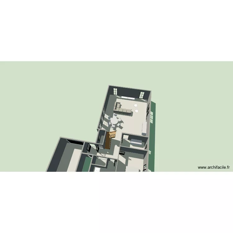 plan 3. Plan de 8 Pièces et 131 m²