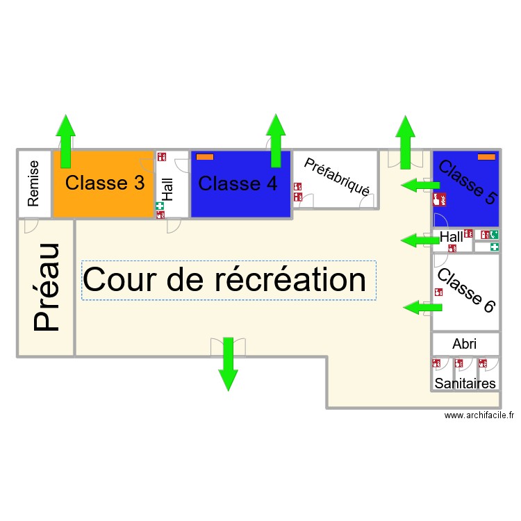 ruminghem elementaire. Plan de 17 pièces et 354 m2