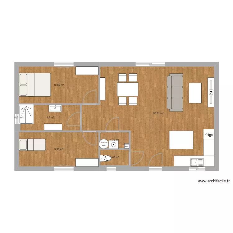 plan constructeur. Plan de 7 Pièces et 68 m² plan constructeur. Plan de 7 Pièces et 68 m²