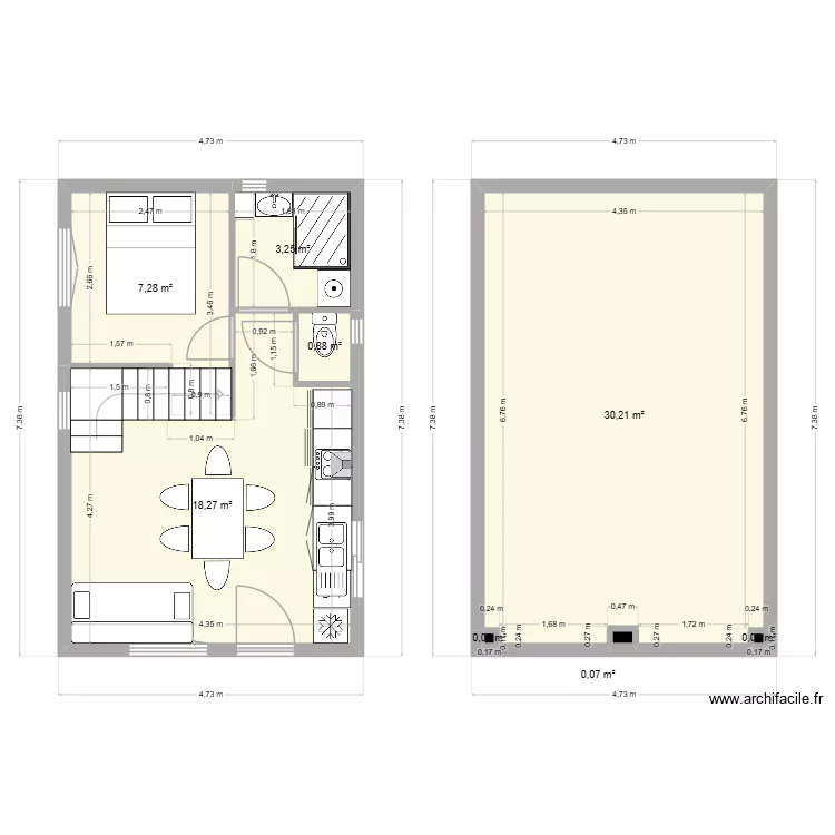 version definitive. Plan de 13 et 89 m² version definitive. Plan de 13 et 89 m²