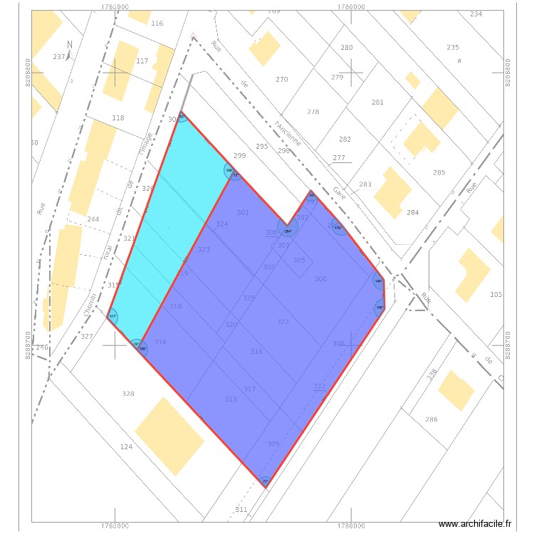 2- image 4 parcel. Plan de 0 pièce et 0 m2