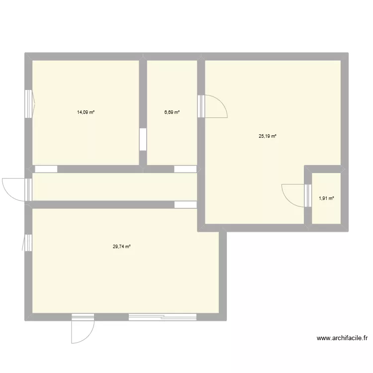 Bouillargues modifications. Plan de 