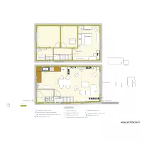PLANS MAISON cuisine avec sas entr&eacute;e
