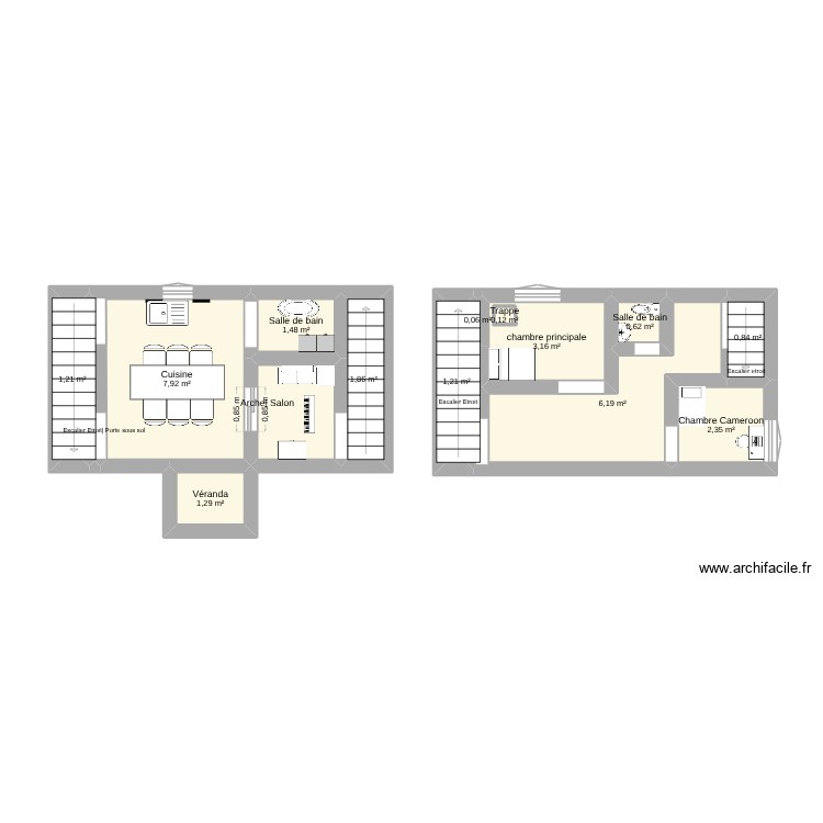 Maison chiens. Plan de 0 pièce et 0 m2