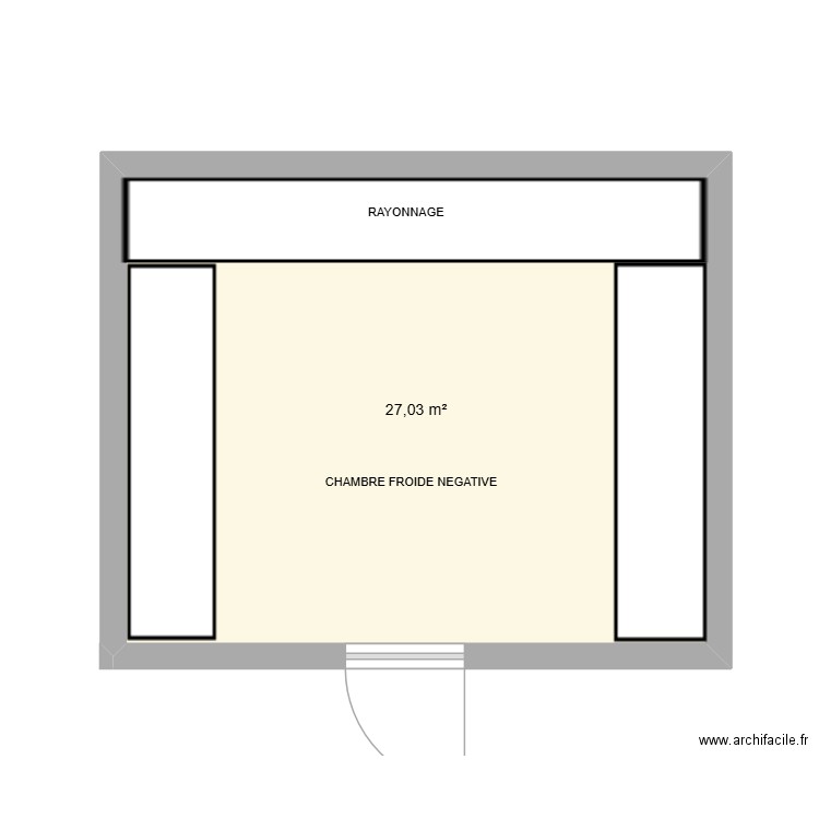 LE CAFE DE LA PAIX 1. Plan de 1 pièce et 27 m2
