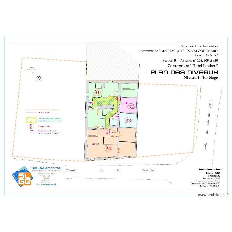 Enedis 1er. Plan de 0 pièce et 0 m2