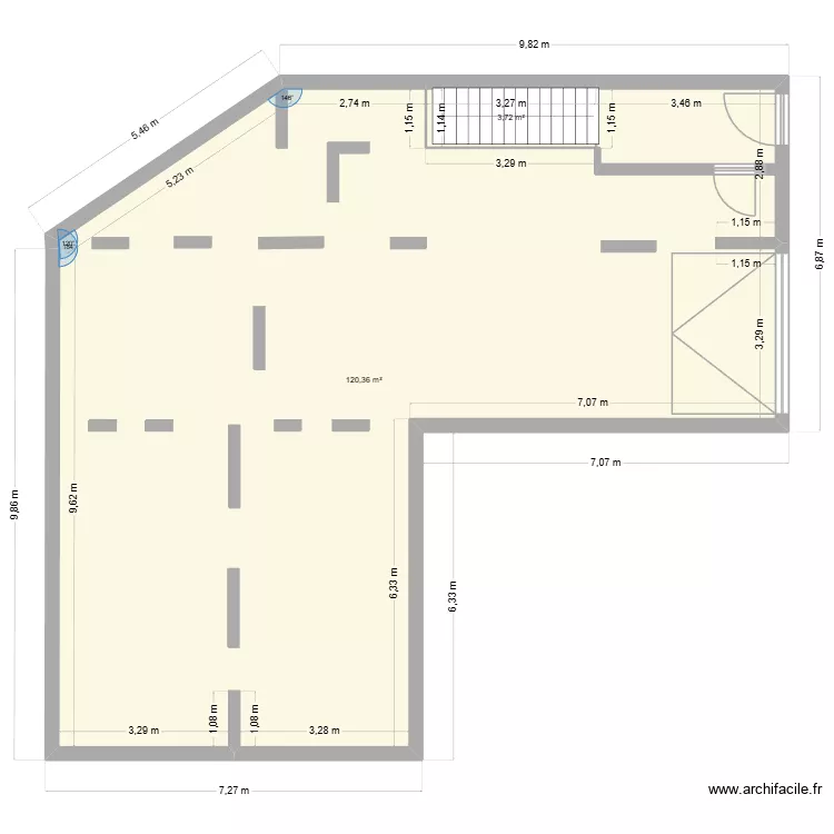 RDC. Plan de 0 pièce et 0 m2 RDC. Plan de 0 pièce et 0 m2