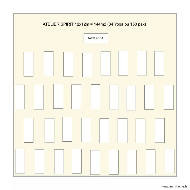 Espace spirit. Plan de 