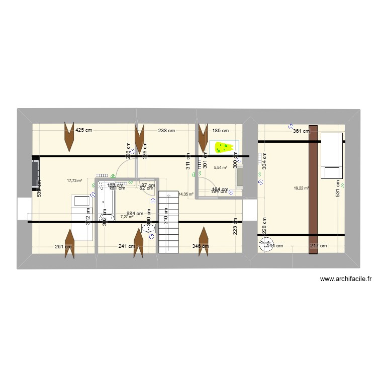 combles solution 2. Plan de 0 pièce et 0 m2
