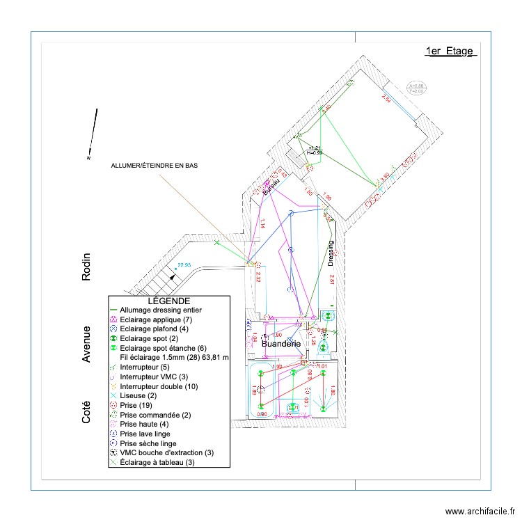 RODIN - 1ère v2. Plan de 0 pièce et 0 m2