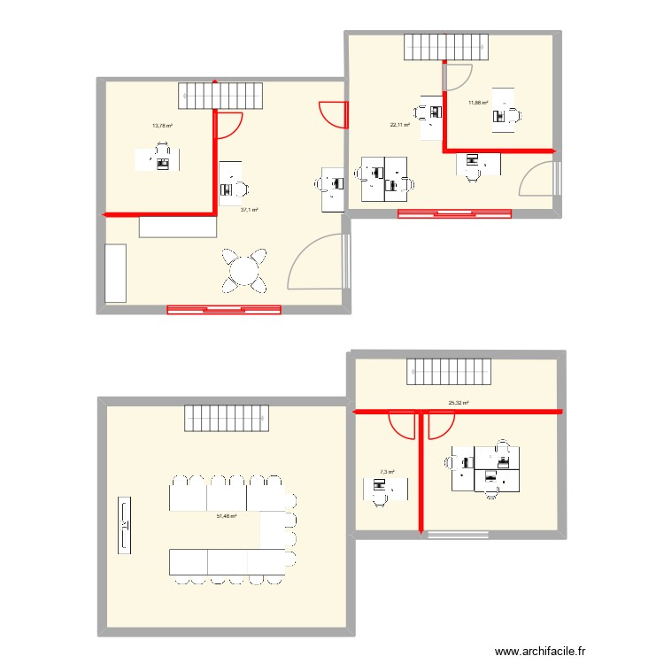 Projet Biganos V3. Plan de 0 pièce et 0 m2