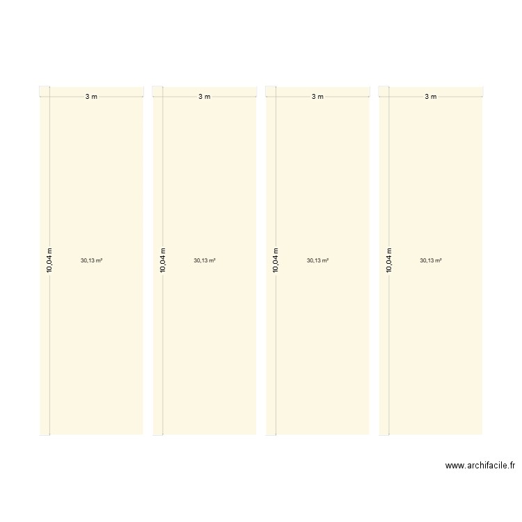 auto construction ossature bois 2 ans. Plan de 4 pièces et 121 m2