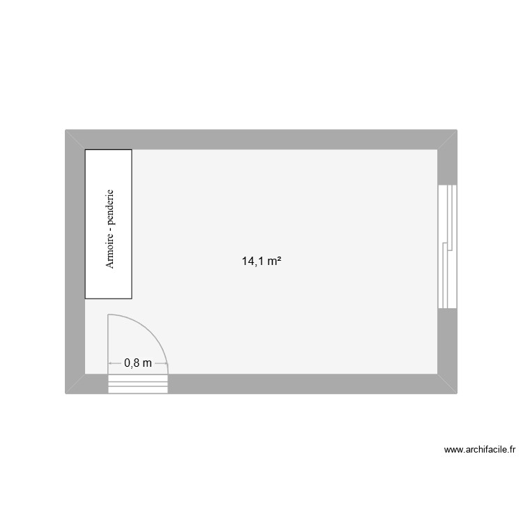 CHAMBRE. Plan de 0 pièce et 0 m2
