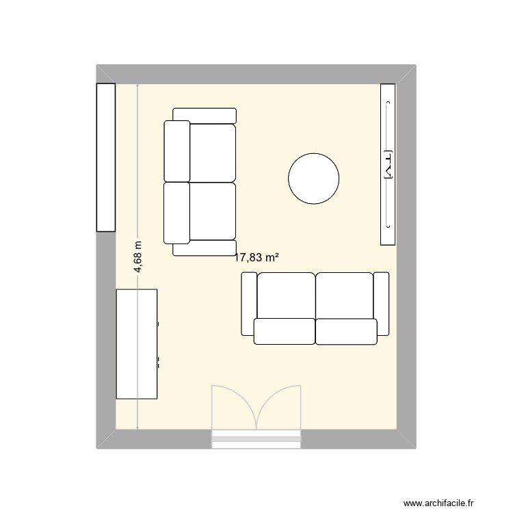 Salon. Plan de 0 pièce et 0 m2 Salon. Plan de 0 pièce et 0 m2