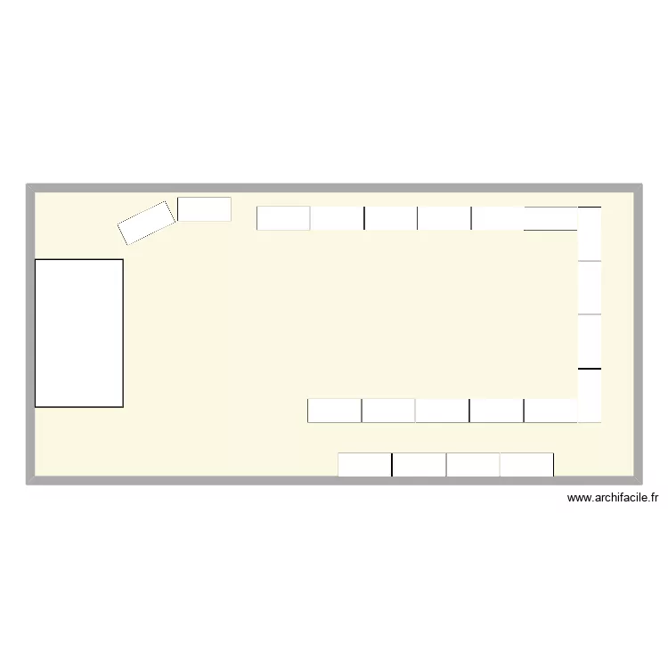 salle st ouen. Plan de 