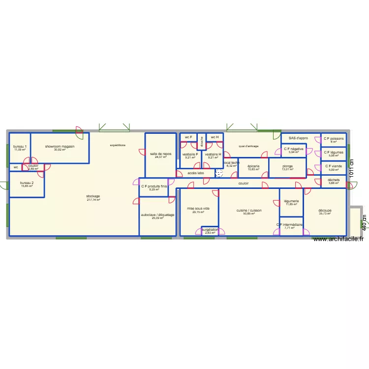 conserverie nouveau site projet 2. Plan de 