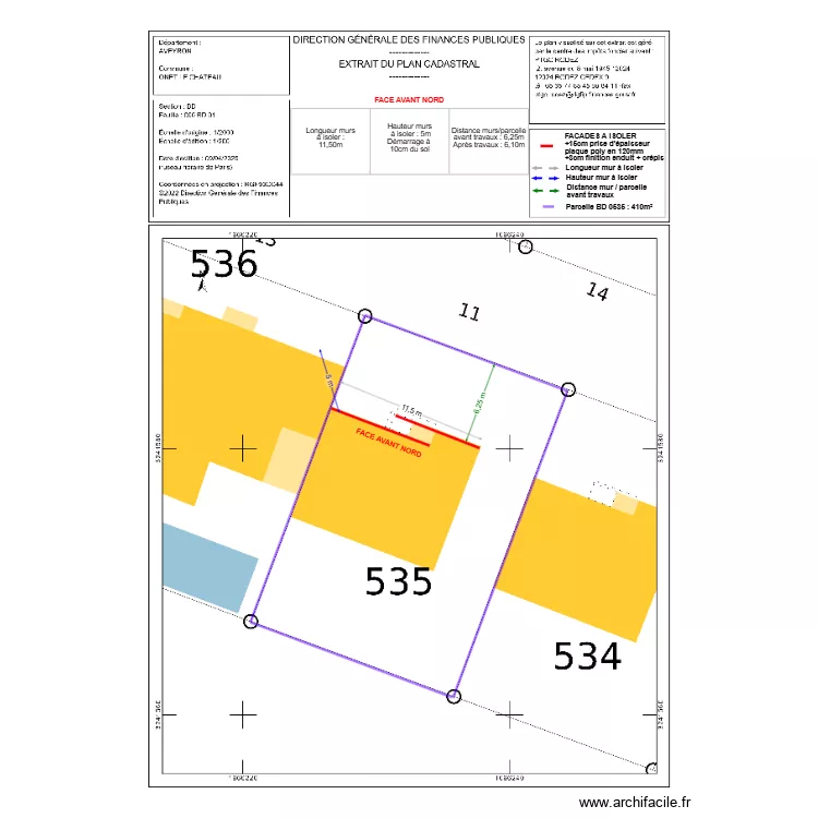 dp02 SOULIE. Plan de 