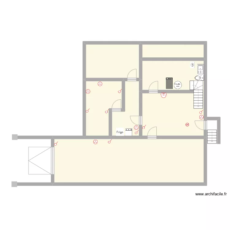 ALABRI GRAVIER. Plan de 