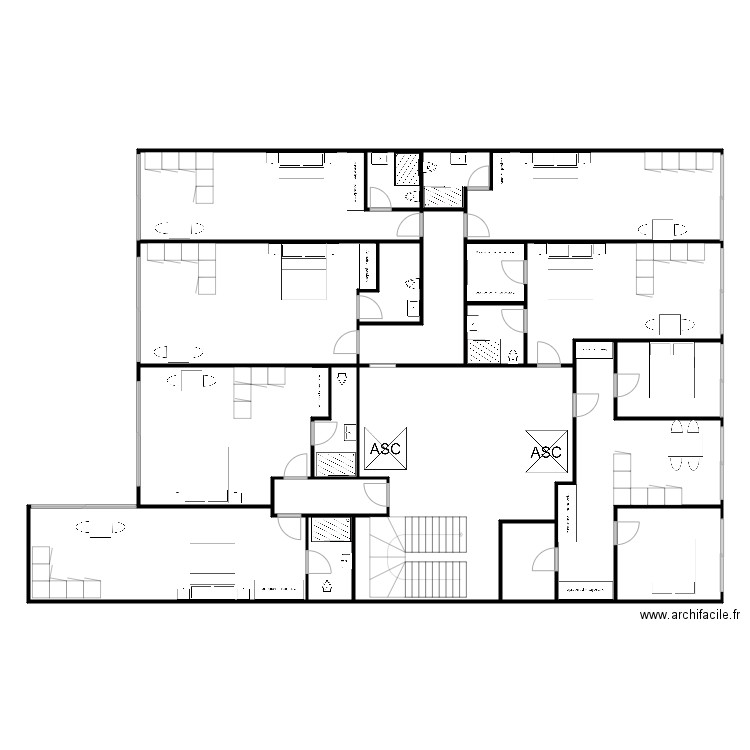 Sousa Martins 10. Plan de 20 pièces et 322 m2