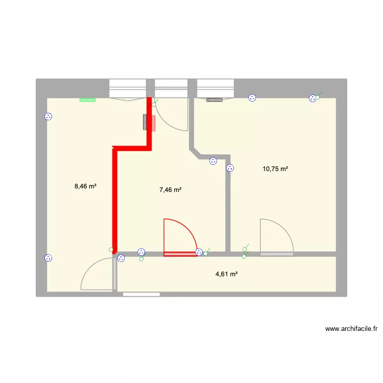 Le Chagney sous-sol nouveau projet. Plan de 4 et 31 m² Le Chagney sous-sol nouveau projet. Plan de 4 et 31 m²