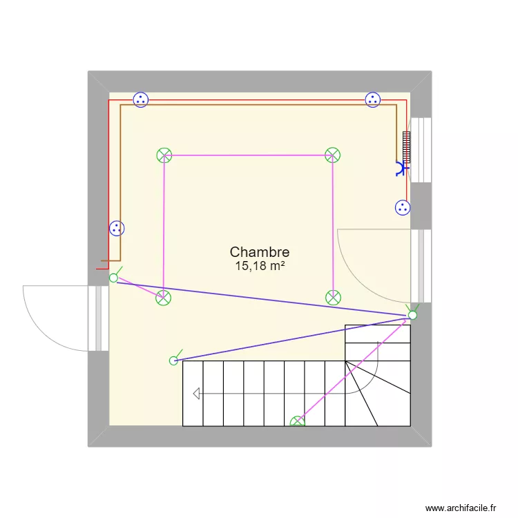 chambre bas nadege. Plan de chambre bas nadege. Plan de