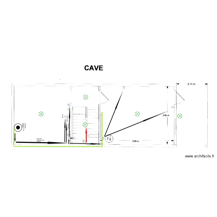 Aline Cave. Plan de 0 pièce et 0 m2