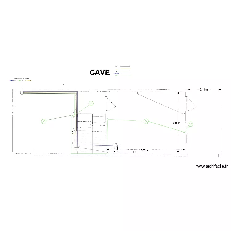 Aline Cave. Plan de 