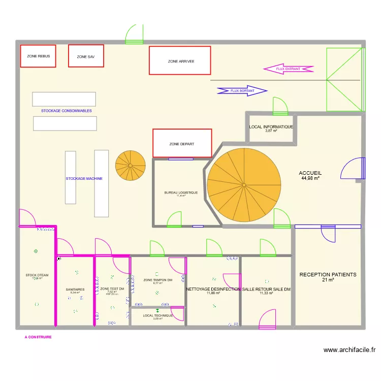 PLAN RDC ELEC. Plan de 