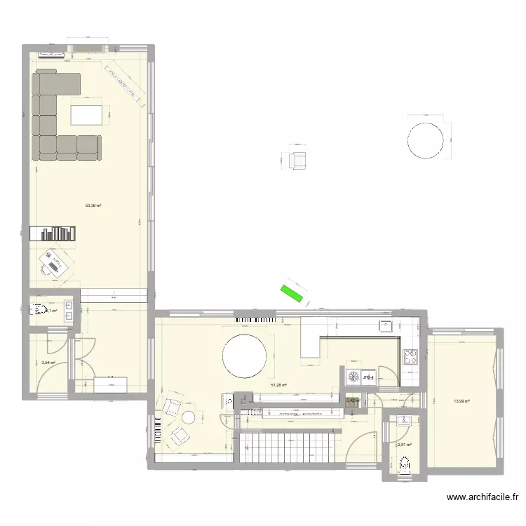 Bussière option 11. Plan de 7 Pièces et 128 m² Bussière option 11. Plan de 7 Pièces et 128 m²