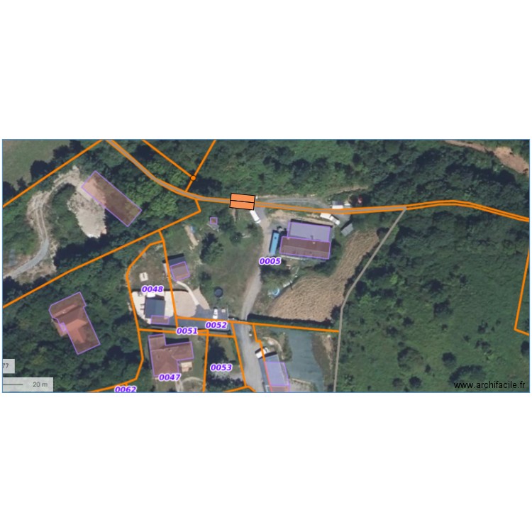 hangar solaire. Plan de 0 pièce et 0 m2