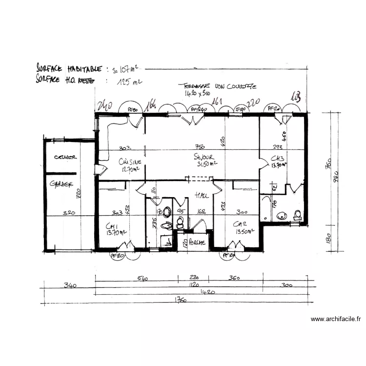 Plan Maison Grimaud. Plan de Plan Maison Grimaud. Plan de