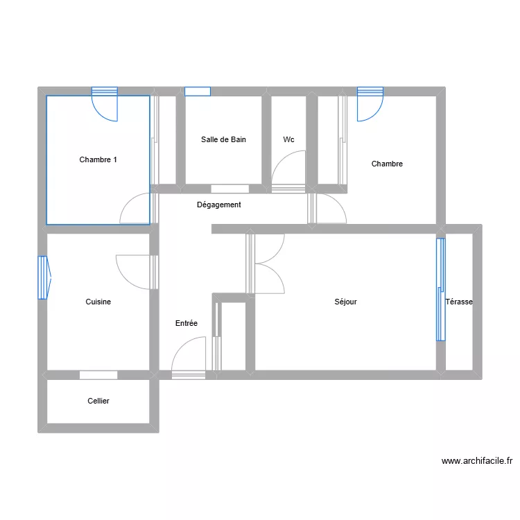 appartement Ambilly. Plan de 