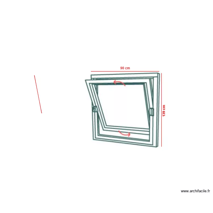 PARIS 17 FENETRE D CUISINE. Plan de 