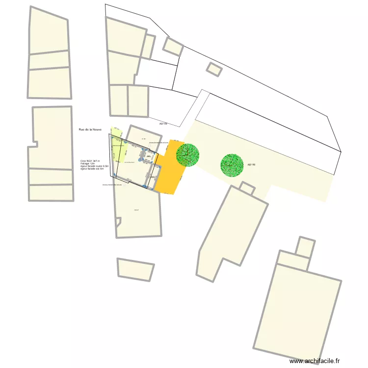 plan de masse ok . Plan de 