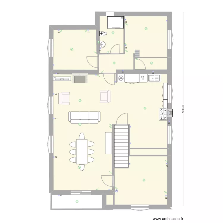 R+1 arlette. Plan de 6 et 100 m² R+1 arlette. Plan de 6 et 100 m²
