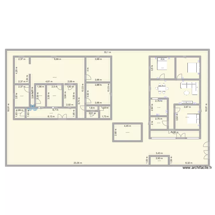 maison luanda. Plan de 