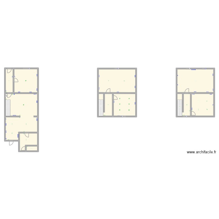PHILIPEVILLE. Plan de 11 pièces et 232 m2