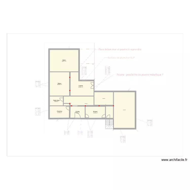Tentative 2. Plan de 10  et 199 m²