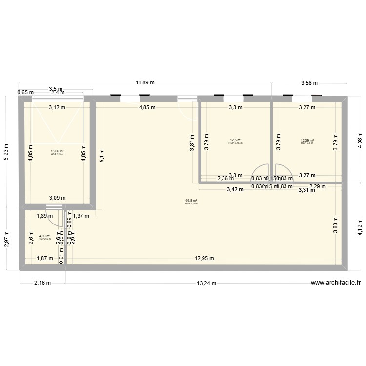projet 1. Plan de 0 pièce et 0 m2