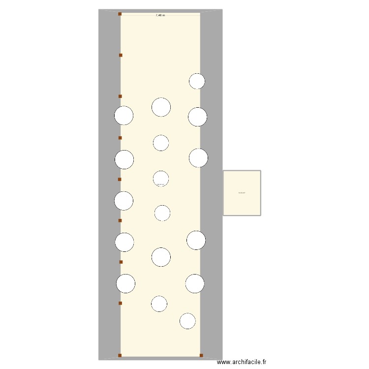 Mariage 06.09.25. Plan de 2 pièces et 253 m2