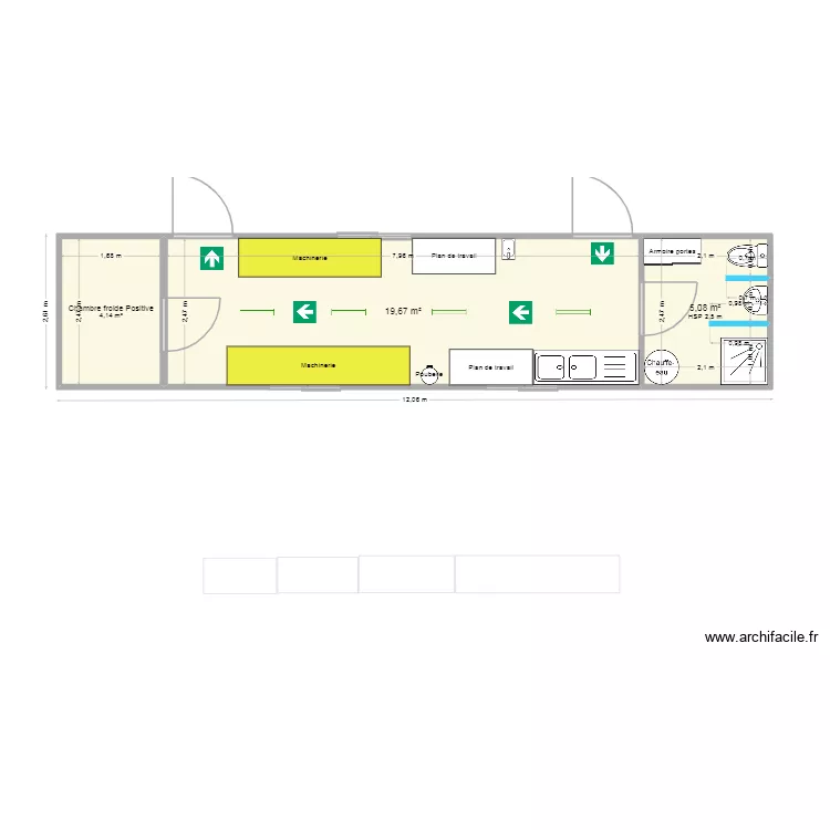 Plan du laboratoire réfrigéré. Plan de Plan du laboratoire réfrigéré. Plan de